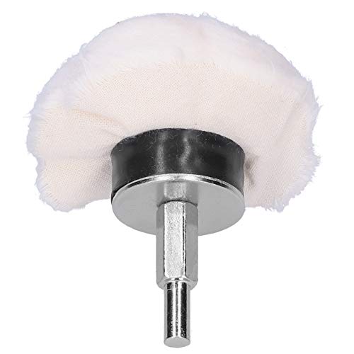 Weißes Baumwollpolierrad mit Griff für Effizientes Inding- und Polierwerkzeug, 00mm Mm Größe (Pilztyp 50 mm) von AKLOSIPY