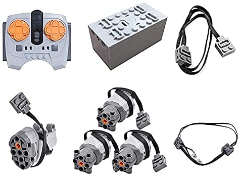 Technik Power Functions, AKOGD 8 Teile Technik motoren Set, Technik Batteriebox Set von AKOGD