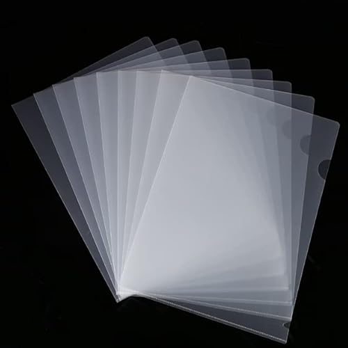 50 Stück transparente A4Aktenordner Dokumentenmappe Organizer Kunststoff Aktenordner für Papierarbeiten A4 Schnitt bündig Ordner LForm Kunststoff Brieftaschen Ordner für Schule, Büro und Zuhause 50 Stück transparente A4Aktenordner Dokumentenmappe Organizer Kunststoff Aktenordner für Papierarbeiten A4 Schnitt bündig Ordner LForm Kunststoff Brieftaschen Ordner für Schule, Büro und Zuhause von AKOLAFE