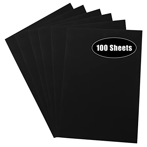 AKOLAFE A3 schwarzes Karton, dickes schwarzes Bastelpapier, 100 Blatt, schwarzes Papier, A3-Größe, schwarzer Karton, 250 g/m² AKOLAFE A3 schwarzes Karton, dickes schwarzes Bastelpapier, 100 Blatt, schwarzes Papier, A3-Größe, schwarzer Karton, 250 g/m² von AKOLAFE