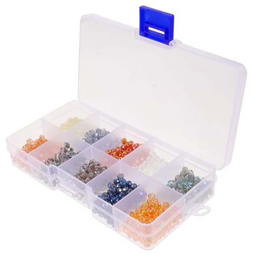 AKOOSY 1 Karton Glasperlen Flach DIY Schmuckperlen für Armbänder Basteln mit Losem Charm Zubehör Sicher und Langlebig Vielseitig für Individuelle Schmuckherstellung von AKOOSY