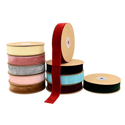 AKOOSY 1 Rolle Beflockungsband seidenband ribbon geschenkeband ziehschleifenband geschenkverpackung Spitzenband dünn Mauve Band nähen juwelenbesetztes Band Geschenkband Filzband Grey AKOOSY 1 Rolle Beflockungsband seidenband ribbon geschenkeband ziehschleifenband geschenkverpackung Spitzenband dünn Mauve Band nähen juwelenbesetztes Band Geschenkband Filzband Grey von AKOOSY