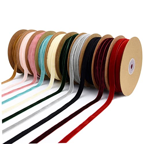 AKOOSY 1 Rolle Beflockungsband wickeln Bänder Samtband rot Band zum Verpacken Band für Kleid dünn Nähen Schleifen zum Verpacken Gegenwärtig Kleidung Geschenkverpackungsband Rotwein AKOOSY 1 Rolle Beflockungsband wickeln Bänder Samtband rot Band zum Verpacken Band für Kleid dünn Nähen Schleifen zum Verpacken Gegenwärtig Kleidung Geschenkverpackungsband Rotwein von AKOOSY