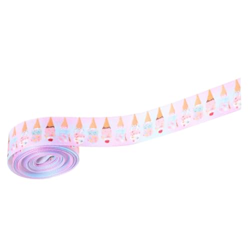 AKOOSY 1 Rolle Dekoratives Bändchen für und Bastelarbeiten Vielseitiges Eiscreme Verpackungsband für Geburtstagsfeiern DIY Dekorationen und Veranstaltungen von AKOOSY