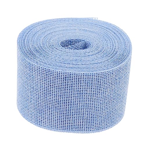 AKOOSY 1 Rolle Dekoratives Juteband im Vintage Stil für Hochzeiten und Feste Handgewebtes Leichtes Stoffband für Blumensträuße und Bastelprojekte von AKOOSY