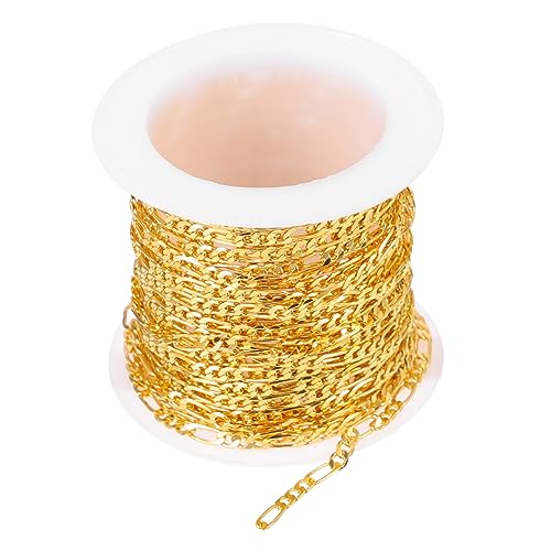 AKOOSY 1 Rolle Halskette Kette Halsketten Ketten Für Die Schmuckherstellung Schmuckketten Zarte Gliederkette Kupferkette Diy Schmuckzubehör Diy -halskettekette Pulloverkette Golden AKOOSY 1 Rolle Halskette Kette Halsketten Ketten Für Die Schmuckherstellung Schmuckketten Zarte Gliederkette Kupferkette Diy Schmuckzubehör Diy -halskettekette Pulloverkette Golden von AKOOSY