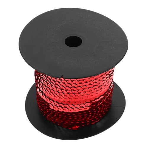 AKOOSY 1 Rolle Paillettenband, Elastischer Besatz, Verschleißfester Nähbesatz, Multifunktionaler Paillettenstreifen, Glänzendes Kostümband Für Stoffhandwerk AKOOSY 1 Rolle Paillettenband, Elastischer Besatz, Verschleißfester Nähbesatz, Multifunktionaler Paillettenstreifen, Glänzendes Kostümband Für Stoffhandwerk von AKOOSY