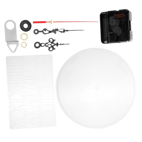 AKOOSY 1 Satz Silikon Uhrform mit Römischen Ziffern Flexible DIY Gießform für Wanduhren Uhrwerk für Kreative Bastelprojekte und Heimdekoration von AKOOSY