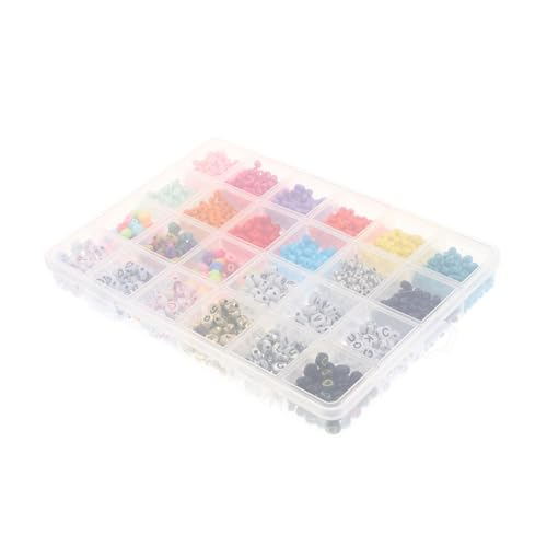 AKOOSY 1 Schachtel Dekorative Buchstabenperlen Fächer Box DIY Schmuckperlen aus Lackiertem Haushalts Bastelperlen für Armbänder Halsketten Bastelzubehör AKOOSY 1 Schachtel Dekorative Buchstabenperlen Fächer Box DIY Schmuckperlen aus Lackiertem Haushalts Bastelperlen für Armbänder Halsketten Bastelzubehör von AKOOSY