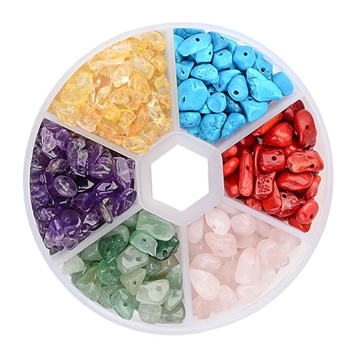 AKOOSY 1 Schachtel Diy Zubehör Perlen Für Armbänder Perlen Für Schmuckhersteller Anhänger Für Die Schmuckherstellung Lieferungen Kit Zur Schmuckherstellung Süße Perlen Colorful Stein von AKOOSY