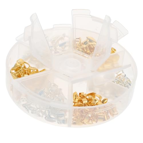 AKOOSY 1 Schachtel Kupfer Schmuckanhänger Verschluss Gold Silber Mix ca DIY Schmuckverbinder für Halsketten Armbänder Einfach zu Befestigen für Schmuckherstellung und Bastelarbeiten AKOOSY 1 Schachtel Kupfer Schmuckanhänger Verschluss Gold Silber Mix ca DIY Schmuckverbinder für Halsketten Armbänder Einfach zu Befestigen für Schmuckherstellung und Bastelarbeiten von AKOOSY