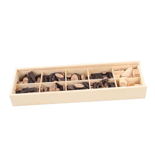 AKOOSY 1 Set Holzspäne Set Weihnachtsdekoration Holzscheiben DIY Zubehör DIY Naturmaterial Handbemalte Holzscheitscheiben Kindergartenkinder DIY Holzwerkzeuge DIY Trockenzweige von AKOOSY