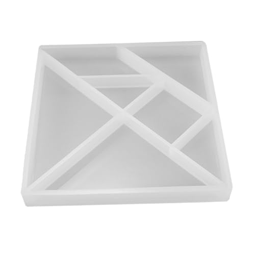 AKOOSY 1 Stück DIY Silikon Tangram Gießform für Kreative Puzzle Projekte für Epoxidharz Flexible und Langlebige Form für Bastelarbeiten AKOOSY 1 Stück DIY Silikon Tangram Gießform für Kreative Puzzle Projekte für Epoxidharz Flexible und Langlebige Form für Bastelarbeiten von AKOOSY