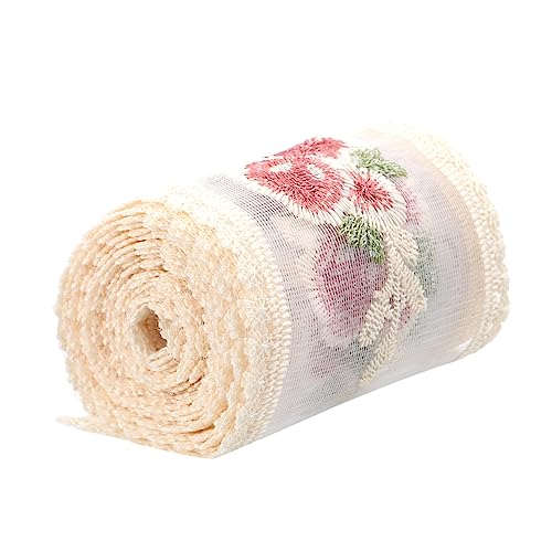 AKOOSY 1 Stück DIY Spitzenborte mit Gestickten Rosen Dekoratives Material für Haarschmuck Hochzeiten und Bastelprojekte Vielseitig Einsetzbar für Deko und AKOOSY 1 Stück DIY Spitzenborte mit Gestickten Rosen Dekoratives Material für Haarschmuck Hochzeiten und Bastelprojekte Vielseitig Einsetzbar für Deko und von AKOOSY