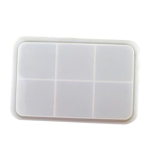 AKOOSY 1 Stück Epoxidform gießen giessen Gießform für Harz Silikonform für Tray moul Formen für Schmucktabletts Silikonformen aschenbecher DIY zubehör kreative Schalenform Kieselgel Weiß von AKOOSY