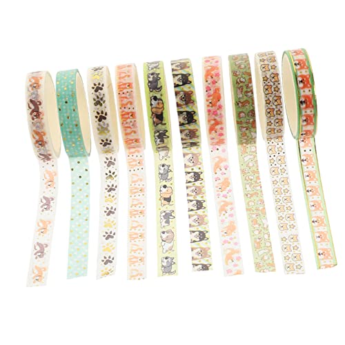 AKOOSY 10 Rollen Dekorative Washi Tapes Klebeband für Scrapbooking DIY Projekte Tagebücher und Geschenkverpackungen Haustier Einfach zu Verwenden und Rückstandsfrei Abziehbar AKOOSY 10 Rollen Dekorative Washi Tapes Klebeband für Scrapbooking DIY Projekte Tagebücher und Geschenkverpackungen Haustier Einfach zu Verwenden und Rückstandsfrei Abziehbar von AKOOSY
