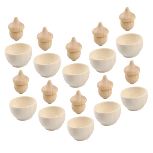 AKOOSY 10 Sätze DIY Holzschalen und Eicheln zum Bemalen Handgefertigte Holz Bastelsets für Kreative Holz DIY Supplies Förderndes für Mädchen und Jungen Dekorative Schalen und Figuren AKOOSY 10 Sätze DIY Holzschalen und Eicheln zum Bemalen Handgefertigte Holz Bastelsets für Kreative Holz DIY Supplies Förderndes für Mädchen und Jungen Dekorative Schalen und Figuren von AKOOSY