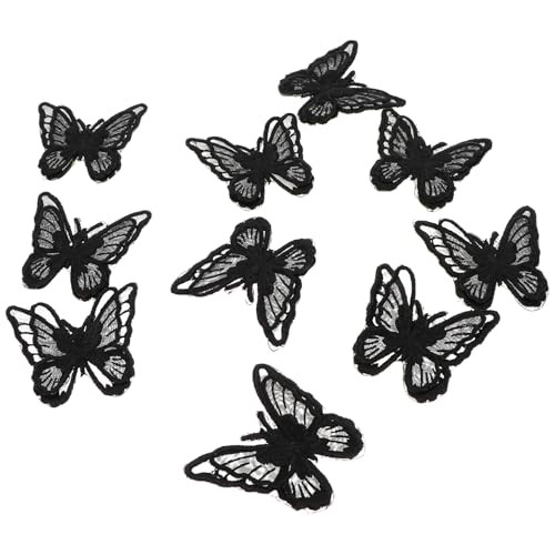 AKOOSY 10 Stück Gestickte Schmetterling Bügelflicken Patch Applikationen zum Aufbügeln und Nähen Kreative DIY Aufnäher für Kleidung Party Brautkleider Vielseitig Dekorativ AKOOSY 10 Stück Gestickte Schmetterling Bügelflicken Patch Applikationen zum Aufbügeln und Nähen Kreative DIY Aufnäher für Kleidung Party Brautkleider Vielseitig Dekorativ von AKOOSY