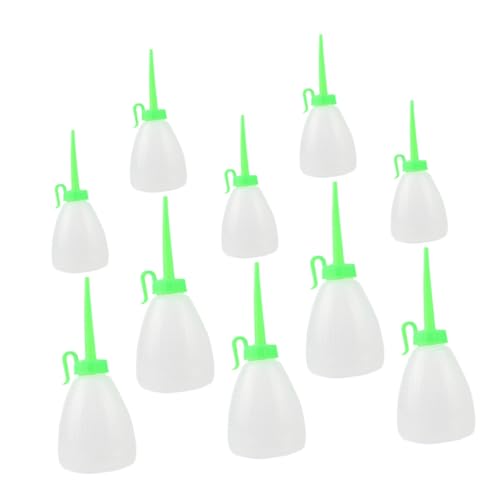 AKOOSY 10 Stück Ölflasche für Nähmaschinen Teiliges mit Großer und Kleiner Spitze Auslaufsicher Flexibles Design für Präzise Ölverteilung bei Näharbeiten AKOOSY 10 Stück Ölflasche für Nähmaschinen Teiliges mit Großer und Kleiner Spitze Auslaufsicher Flexibles Design für Präzise Ölverteilung bei Näharbeiten von AKOOSY
