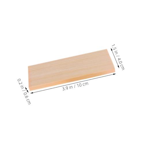 AKOOSY 10 Stück Rechteckige Unlackierte Kiefernholzplatten für DIY Bastelprojekte Schule Modellbau Stabile Holzblöcke zum Schneiden Bemalen und Kreativen Gestalten AKOOSY 10 Stück Rechteckige Unlackierte Kiefernholzplatten für DIY Bastelprojekte Schule Modellbau Stabile Holzblöcke zum Schneiden Bemalen und Kreativen Gestalten von AKOOSY