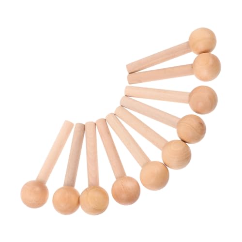 AKOOSY 10 Stück Teiliges Buche Holzstäbe für Lochwand Glatte Oberfläche Runde Kugelenden Stabile Pegboard Zubehör für Diy Projekte und Wand Organizer AKOOSY 10 Stück Teiliges Buche Holzstäbe für Lochwand Glatte Oberfläche Runde Kugelenden Stabile Pegboard Zubehör für Diy Projekte und Wand Organizer von AKOOSY