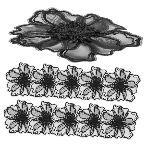 AKOOSY 10 Stück Teiliges Bunte Bestickte Spitzenblumen Patches Stickerei Aufnäher zum Aufnähen und Dekorieren von Kleidung Geeignet für DIY Kleider Jeans Taschen und Bastelprojekte AKOOSY 10 Stück Teiliges Bunte Bestickte Spitzenblumen Patches Stickerei Aufnäher zum Aufnähen und Dekorieren von Kleidung Geeignet für DIY Kleider Jeans Taschen und Bastelprojekte von AKOOSY