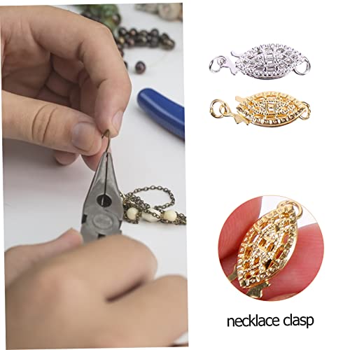 AKOOSY 10 Stück Teiliges Filigraner Fischhaken Verschlüsse aus Leichte Schmuckverbinder für Halsketten und Armbänder Stilvolles Design für DIY Schmuckherstellung Weiß Gold Komfortabel AKOOSY 10 Stück Teiliges Filigraner Fischhaken Verschlüsse aus Leichte Schmuckverbinder für Halsketten und Armbänder Stilvolles Design für DIY Schmuckherstellung Weiß Gold Komfortabel von AKOOSY