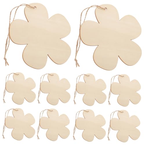 AKOOSY 10 Stück Teiliges Holzblumen Ausschnitte aus Robustem Naturbelassenem Holz Unbemalt Glatte Kanten Langlebig und Sicher zum Bemalen und Basteln für DIY Dekoration und Kreative AKOOSY 10 Stück Teiliges Holzblumen Ausschnitte aus Robustem Naturbelassenem Holz Unbemalt Glatte Kanten Langlebig und Sicher zum Bemalen und Basteln für DIY Dekoration und Kreative von AKOOSY