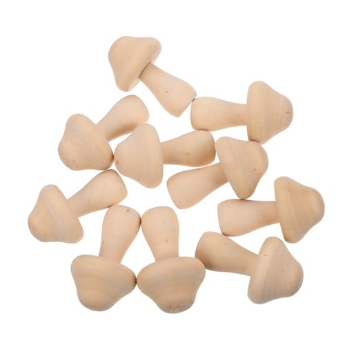 AKOOSY 10 Stück Teiliges Holzpilze zum Bemalen DIY Kreativset Leichte Unbemalte Pilzdekoration für Wohn Kinderzimmer Kreative Gestaltung AKOOSY 10 Stück Teiliges Holzpilze zum Bemalen DIY Kreativset Leichte Unbemalte Pilzdekoration für Wohn Kinderzimmer Kreative Gestaltung von AKOOSY