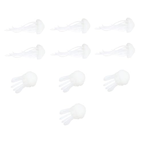 AKOOSY 10 Stück Teiliges Mini Meerestiere Epoxidharz Füllmaterial DIY Bastelzubehör für Schmuck Anhänger Dekoration mit Maritimem Design von AKOOSY