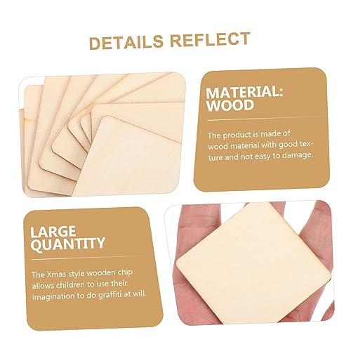 AKOOSY 10 Stück Teiliges Quadratische Holzscheiben Hochwertige DIY Holzteile zum Basteln Bemalen Gravieren Robuste Naturbelassene Holzplättchen für Kreative Handwerksprojekte AKOOSY 10 Stück Teiliges Quadratische Holzscheiben Hochwertige DIY Holzteile zum Basteln Bemalen Gravieren Robuste Naturbelassene Holzplättchen für Kreative Handwerksprojekte von AKOOSY