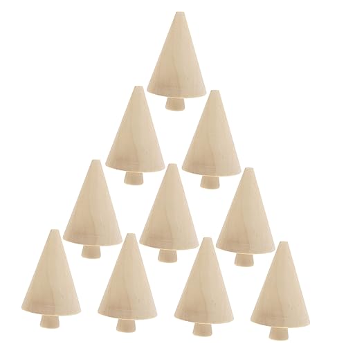 AKOOSY 10 Stück Teiliges Unbemalte Holzbaum Dekorationen für DIY Projekte Kreative Miniatur Baum Dekoration für Garten und Innenräume für Bastelarbeiten und Persönliche Gestaltung AKOOSY 10 Stück Teiliges Unbemalte Holzbaum Dekorationen für DIY Projekte Kreative Miniatur Baum Dekoration für Garten und Innenräume für Bastelarbeiten und Persönliche Gestaltung von AKOOSY