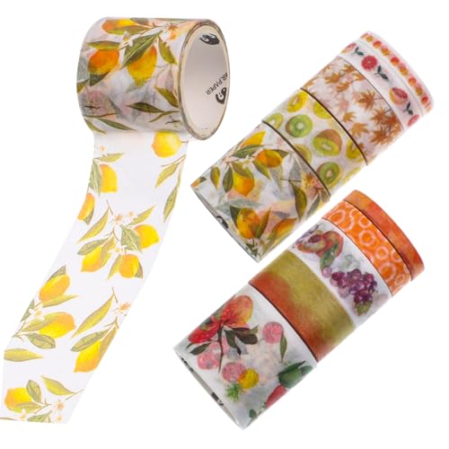 AKOOSY 10 Stück Teiliges Vintage Washi Tape Buntes Dekoratives Klebeband mit Funkelnden Mustern Vielseitig für Scrapbooking DIY Basteln Geschenkverpackung Leicht Ablösbar ohne Rückstände AKOOSY 10 Stück Teiliges Vintage Washi Tape Buntes Dekoratives Klebeband mit Funkelnden Mustern Vielseitig für Scrapbooking DIY Basteln Geschenkverpackung Leicht Ablösbar ohne Rückstände von AKOOSY