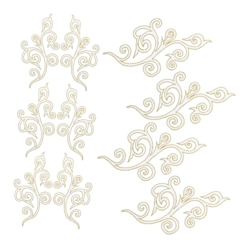 AKOOSY 10 Stück Teiliges Weiße Selbstklebende Stickerei Applikationen mit Wolkenmuster Dekorative Blumen Spitzen für Hochzeitskleider Bühnenkostüme und DIY Bastelarbeiten AKOOSY 10 Stück Teiliges Weiße Selbstklebende Stickerei Applikationen mit Wolkenmuster Dekorative Blumen Spitzen für Hochzeitskleider Bühnenkostüme und DIY Bastelarbeiten von AKOOSY