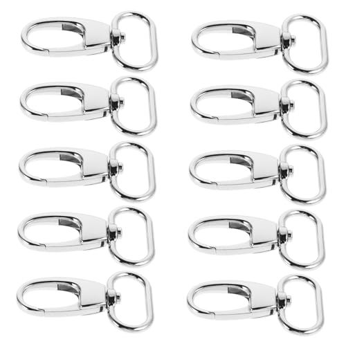 AKOOSY 10 Stück Teiliges Zinklegierung Drehverschluss Schulterriemen Haken Metall Karabiner Schnappverschluss für DIY Schlüsselanhänger Taschen Gurt Ersatz Zubehör AKOOSY 10 Stück Teiliges Zinklegierung Drehverschluss Schulterriemen Haken Metall Karabiner Schnappverschluss für DIY Schlüsselanhänger Taschen Gurt Ersatz Zubehör von AKOOSY