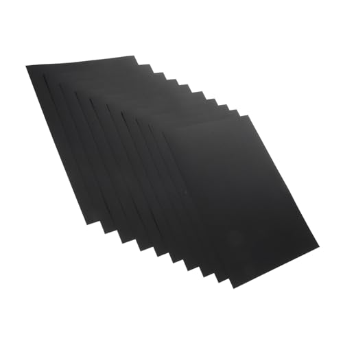 AKOOSY 100 Blatt Schwarze Dicke Kartonblätter M² Glatte Oberfläche Vielseitig für Malerei Basteln Graffiti und Aquarellmalerei Geeignet für Schule und Hobby von AKOOSY