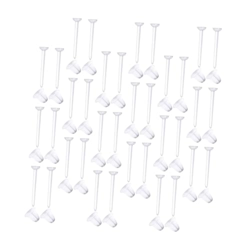 AKOOSY 100 Paare Transparente Ohrringverschlüsse aus Robustem Kunststoff Sichere Ohrstecker Verschlüsse für DIY Schmuckherstellung Langlebig und Vielseitig Einsetzbar für Ohrringzubehör AKOOSY 100 Paare Transparente Ohrringverschlüsse aus Robustem Kunststoff Sichere Ohrstecker Verschlüsse für DIY Schmuckherstellung Langlebig und Vielseitig Einsetzbar für Ohrringzubehör von AKOOSY