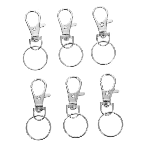 AKOOSY 100 Sätze Teiliges Set Dog Clips und Lobster Buckles Langlebiger Legierung Schlüsselringe für DIY Schlüsselanhänger Bastelprojekte und Sichere Befestigung von Schlüsseln AKOOSY 100 Sätze Teiliges Set Dog Clips und Lobster Buckles Langlebiger Legierung Schlüsselringe für DIY Schlüsselanhänger Bastelprojekte und Sichere Befestigung von Schlüsseln von AKOOSY