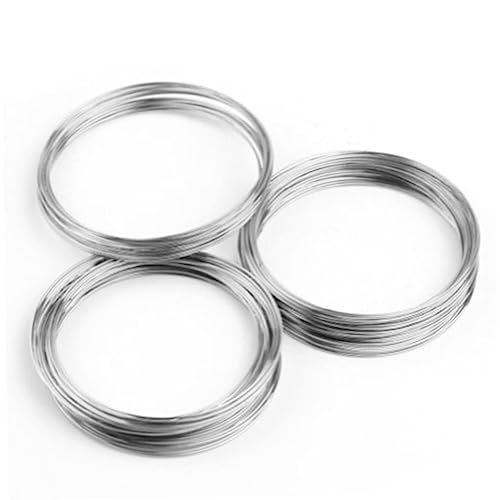 AKOOSY 100 Spiraldraht armband zubehör schmuck machen schmuckzubehör Schmuckherstellungszubehör schmuck zubehör Armbandzubehör schmuck basteln zubehör schmuckherstellung zubehör Silver AKOOSY 100 Spiraldraht armband zubehör schmuck machen schmuckzubehör Schmuckherstellungszubehör schmuck zubehör Armbandzubehör schmuck basteln zubehör schmuckherstellung zubehör Silver von AKOOSY