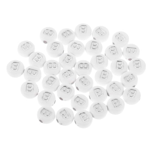 AKOOSY 100 Stück Acryl-alphabet-perlen Freundschaftsarmband Buchstabenperlen Perlen Zur Schmuckherstellung Runde Alphabetperlen Rechtschreibperlen Alphabetperlen Für Halsketten Weiß AKOOSY 100 Stück Acryl-alphabet-perlen Freundschaftsarmband Buchstabenperlen Perlen Zur Schmuckherstellung Runde Alphabetperlen Rechtschreibperlen Alphabetperlen Für Halsketten Weiß von AKOOSY