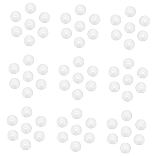 AKOOSY 100 Stück Cat Eye Resin Perlen Weiße Rundperlen als Schmuckherstellung Zubehör für Armbänder Halsketten DIY Basteln Langlebige und Vielseitige Spacer Perlen für Kreative AKOOSY 100 Stück Cat Eye Resin Perlen Weiße Rundperlen als Schmuckherstellung Zubehör für Armbänder Halsketten DIY Basteln Langlebige und Vielseitige Spacer Perlen für Kreative von AKOOSY