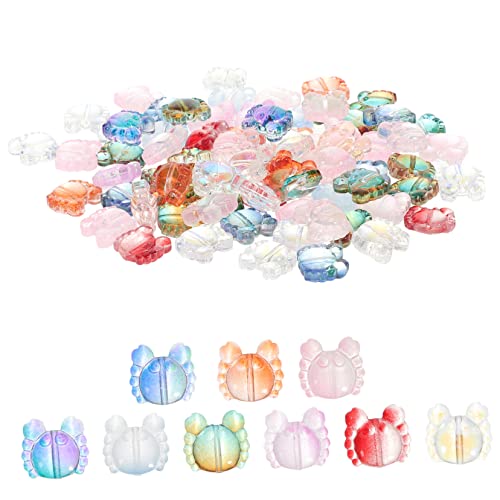 AKOOSY 100 Stück DIY Perlen Bunte Krabbenlose Perlen für Armbänder und Schmuckherstellung für Bastelprojekte und Kreative Designs AKOOSY 100 Stück DIY Perlen Bunte Krabbenlose Perlen für Armbänder und Schmuckherstellung für Bastelprojekte und Kreative Designs von AKOOSY