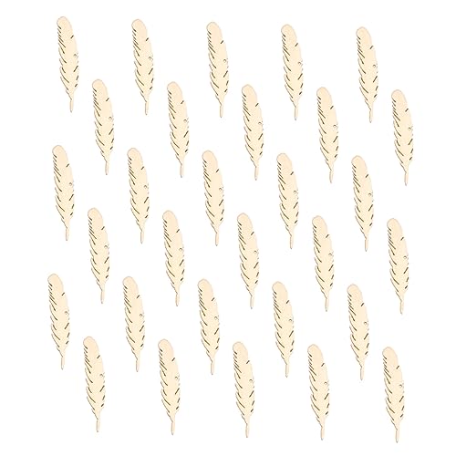 AKOOSY 100 Stück Dekoration Für Federholzchips Leere Holzscheiben Ausgehöhlte Holzscheiben Hölzern AKOOSY 100 Stück Dekoration Für Federholzchips Leere Holzscheiben Ausgehöhlte Holzscheiben Hölzern von AKOOSY