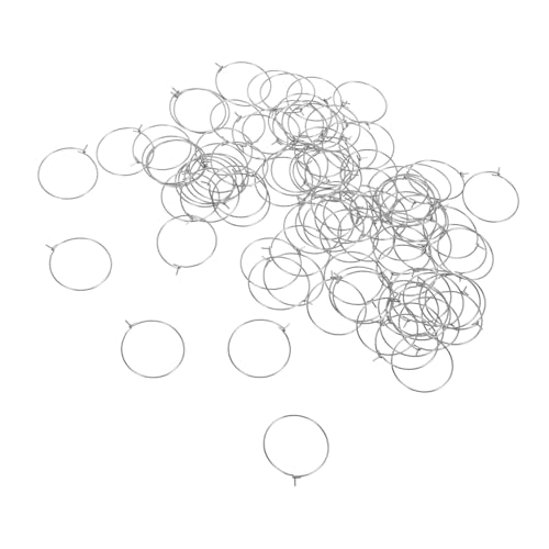 AKOOSY 100 Stück Edelstahl Ohrhaken Ohrring ringe DIY Schmuckzubehör Beading Circle Ohrring Draht Hoops für Sichere Befestigung und Vielseitige Handarbeit AKOOSY 100 Stück Edelstahl Ohrhaken Ohrring ringe DIY Schmuckzubehör Beading Circle Ohrring Draht Hoops für Sichere Befestigung und Vielseitige Handarbeit von AKOOSY