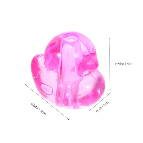 AKOOSY 100 Stück Enten Acryl Perlen Bunte Diy Schmuckperlen mit Lose Spacer Perlen für Armbänder Halsketten Ohrringe Schlüsselanhänger und Bastelbedarf von AKOOSY