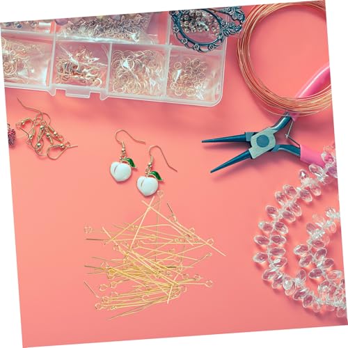 AKOOSY 100 Stück Goldfarbene aus Edelstahl Langlebige Augennadeln für DIY Schmuckherstellung Vielseitige Stecknadeln für Ohrringe Armbänder Halsketten und Anhänger von AKOOSY