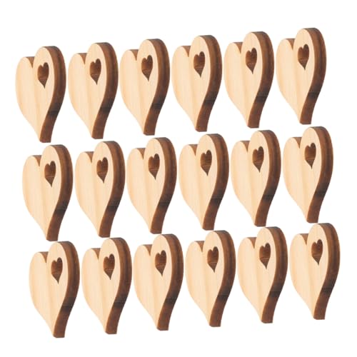 AKOOSY 100 Stück Holzherzen Dekoherzen zum Basteln Unbehandelte Holzscheiben in Herzform DIY Holzherz für Valentinstag Hochzeit Geschenkverpackung Natürliche Holzanhänger für Handwerk AKOOSY 100 Stück Holzherzen Dekoherzen zum Basteln Unbehandelte Holzscheiben in Herzform DIY Holzherz für Valentinstag Hochzeit Geschenkverpackung Natürliche Holzanhänger für Handwerk von AKOOSY