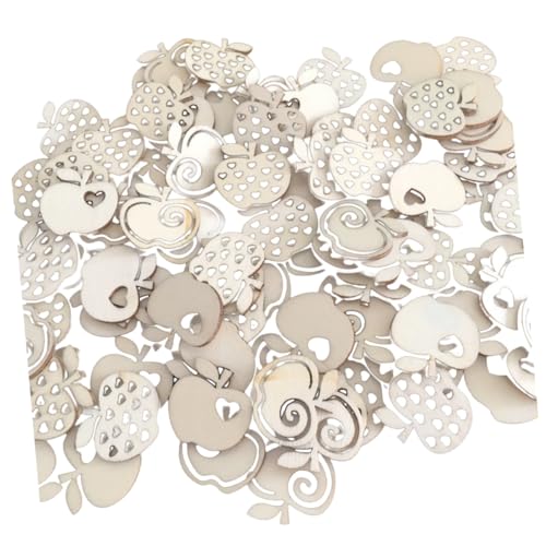 AKOOSY 100 Stück Holzscheiben Apfelform Hohl Design Holzplättchen Basteln DIY Deko für Hochzeit Geburtstag Jubiläum und Kreative Handwerksprojekte AKOOSY 100 Stück Holzscheiben Apfelform Hohl Design Holzplättchen Basteln DIY Deko für Hochzeit Geburtstag Jubiläum und Kreative Handwerksprojekte von AKOOSY