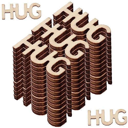 AKOOSY 100 Stück Hug Holzbuchstaben Bastelset Langlebigem Glattem Naturholz Vielseitige DIY Streudeko für Geburtstag Valentinstag Hochzeit Kreative Geschenkfüllung und Dankeschön AKOOSY 100 Stück Hug Holzbuchstaben Bastelset Langlebigem Glattem Naturholz Vielseitige DIY Streudeko für Geburtstag Valentinstag Hochzeit Kreative Geschenkfüllung und Dankeschön von AKOOSY