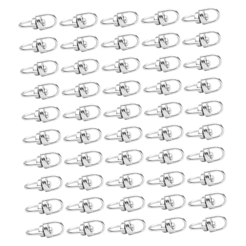 AKOOSY 100 Stück Hundehalsband Clip Haken Drehbare Schnapphaken für DIY Projekte Robust und Langlebig für Taschen und Handwerksanwendungen von AKOOSY